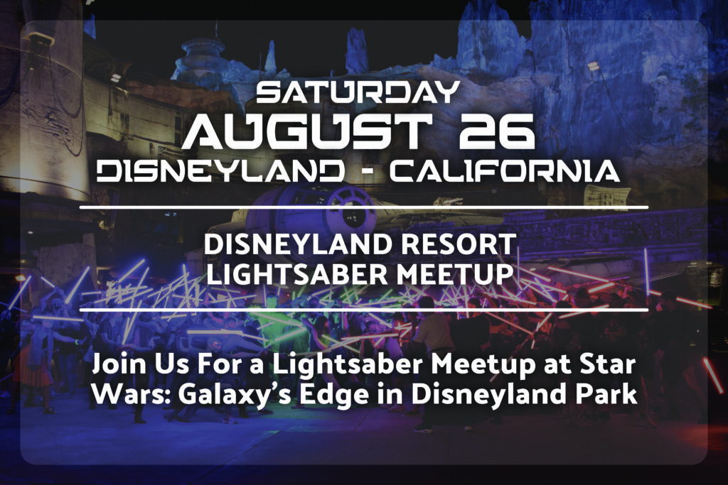 Lightsaber Meetup at Disneyland on August 26, 2023