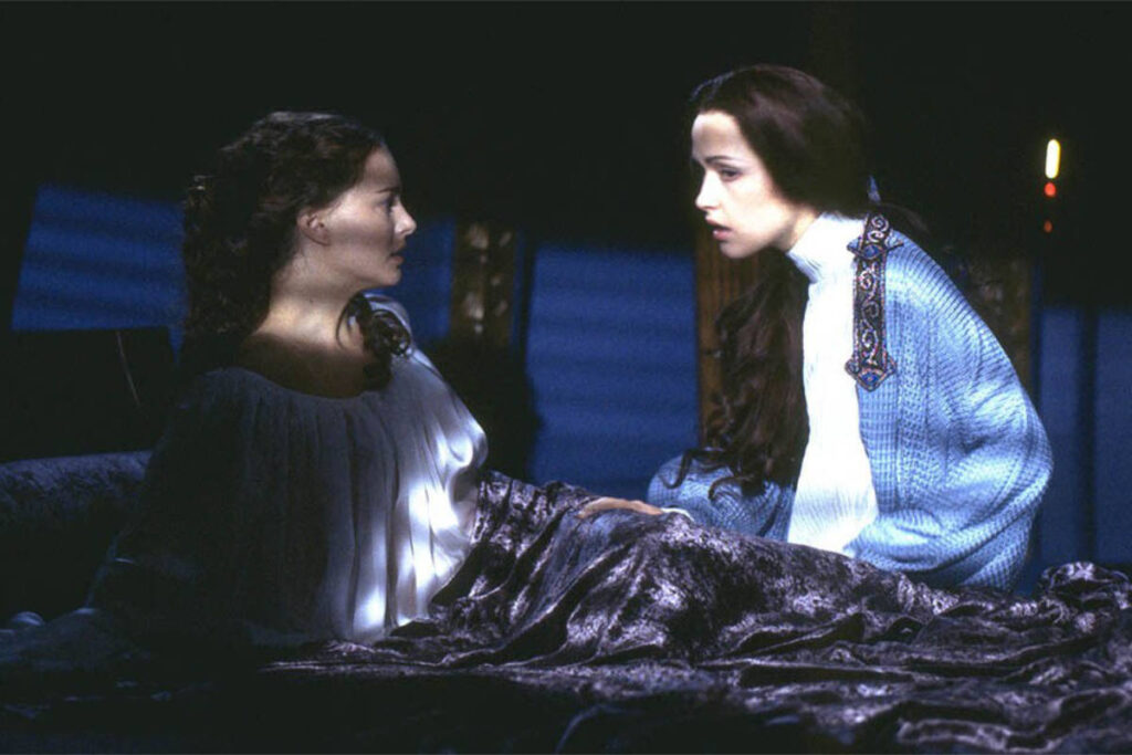 Padmé's Handmaidens Explained: Dormé checking on Padmé after an attempt on her life in Attack of the Clones. (Disney / Lucasfilm)