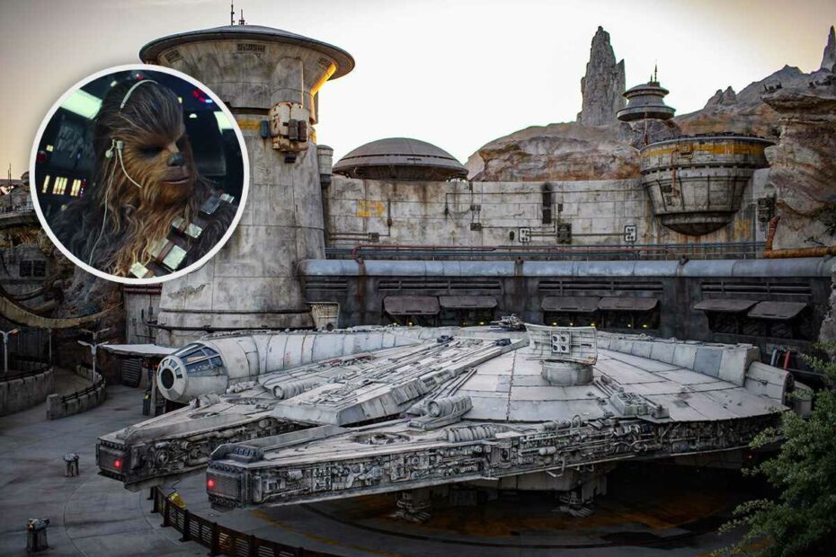 The exterior of Millennium Falcon: Smugglers Run at Star Wars: Galaxy's Edge. (Disney / Lucasfilm)