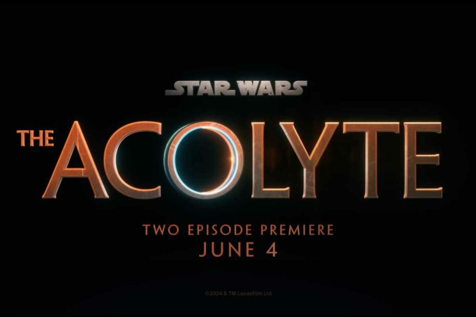 The Acolyte logo from the first tease trailer (Disney / Lucasfilm)