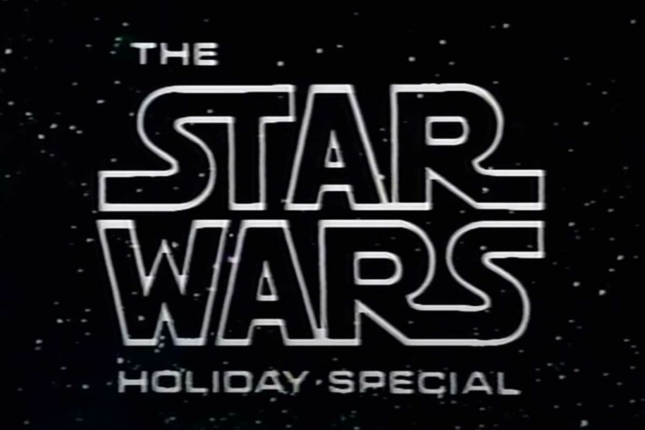 The title screen from the Star Wars Holiday Special. (Disney / Lucasfilm)