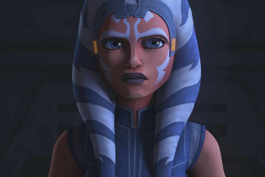A screenshot of Ahsoka Tano from The Clone Wars Final Season episode “Shattered”, which aired on Disney+ on May 1, 2020 (Disney / Lucasfilm)