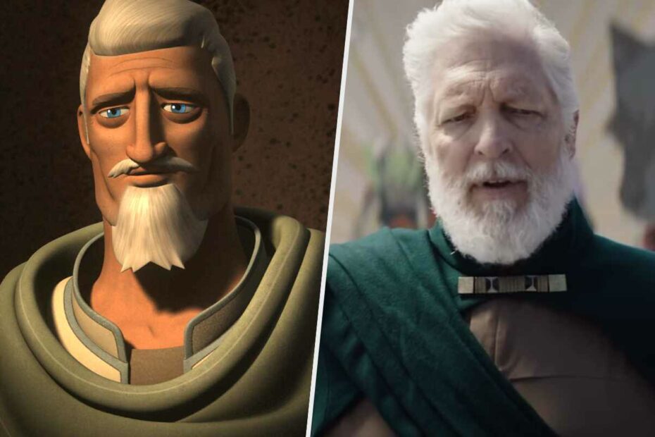 Lothal rebel leader and planetary governor Ryder Azadi. Actor Clancy Brown voices Azadi in Rebels and portrays the character in Ahsoka. (Disney / Lucasfilm)
