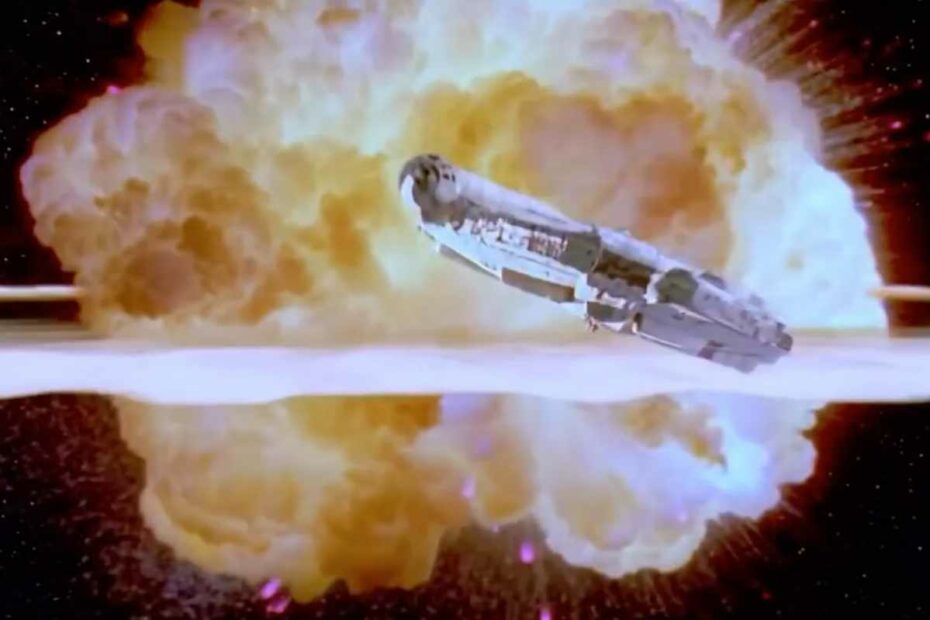 The explosion of Death Star II in Return of the Jedi. Celebrate a Star Wars Happy New Year by counting down to your favorite moments in the films. (Disney / Lucasfilm)
