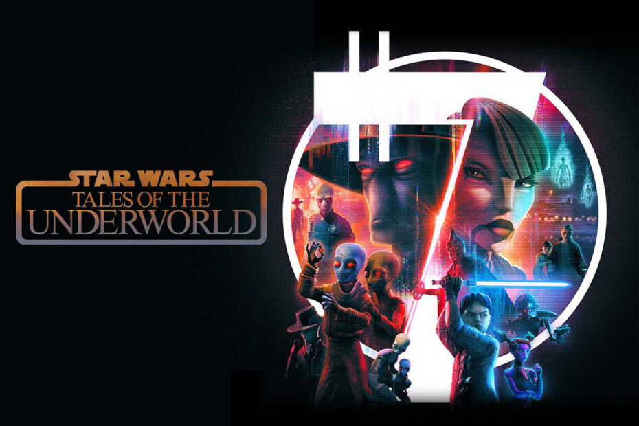 The official logo uses for Season Three of Star Wars Tales. We explore the characters and details and answer when does Tales of the Underworld take place. (Disney / Lucasfilm)